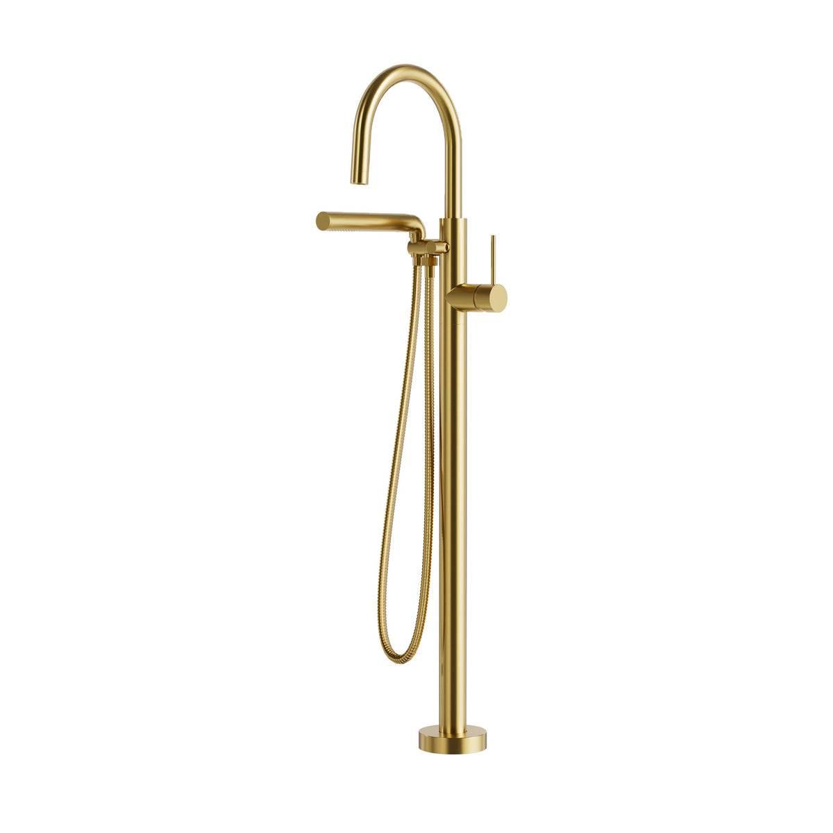 UMIX FLOOR TUB FILLER WITH HANDSHOWER
