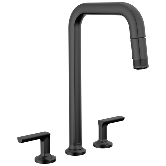 SQUARE SPOUT 2H PULL-DOWN WIDESPREAD
