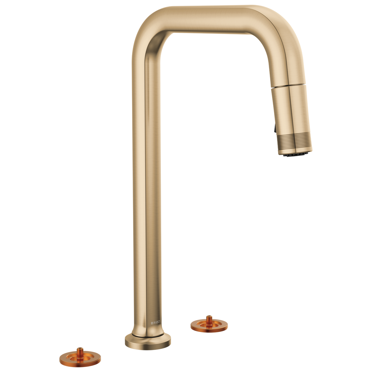 SQUARE SPOUT 2H PULL-DOWN WIDESPREAD