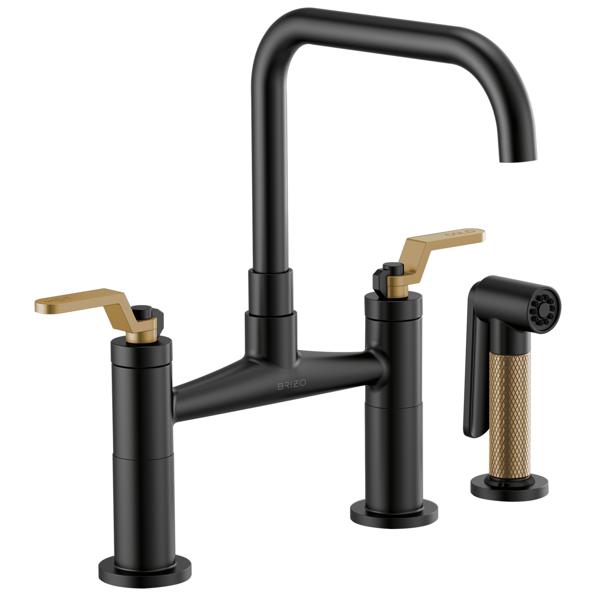 SQUARE SPOUT BRIDGE, INDUSTRIAL HANDLE