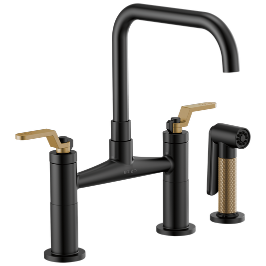 SQUARE SPOUT BRIDGE, INDUSTRIAL HANDLE