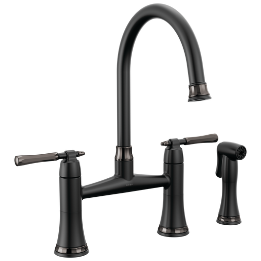 BRIDGE FAUCET WITH SPRAY - 2L