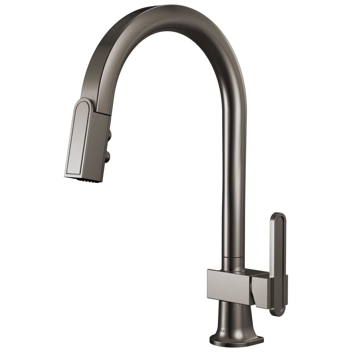 PULL-DOWN FAUCET WITH ARC SPOUT - LESS H