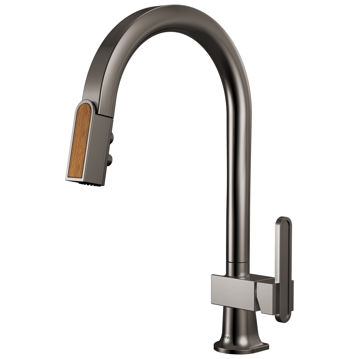 PULL-DOWN FAUCET WITH ARC SPOUT - LESS H
