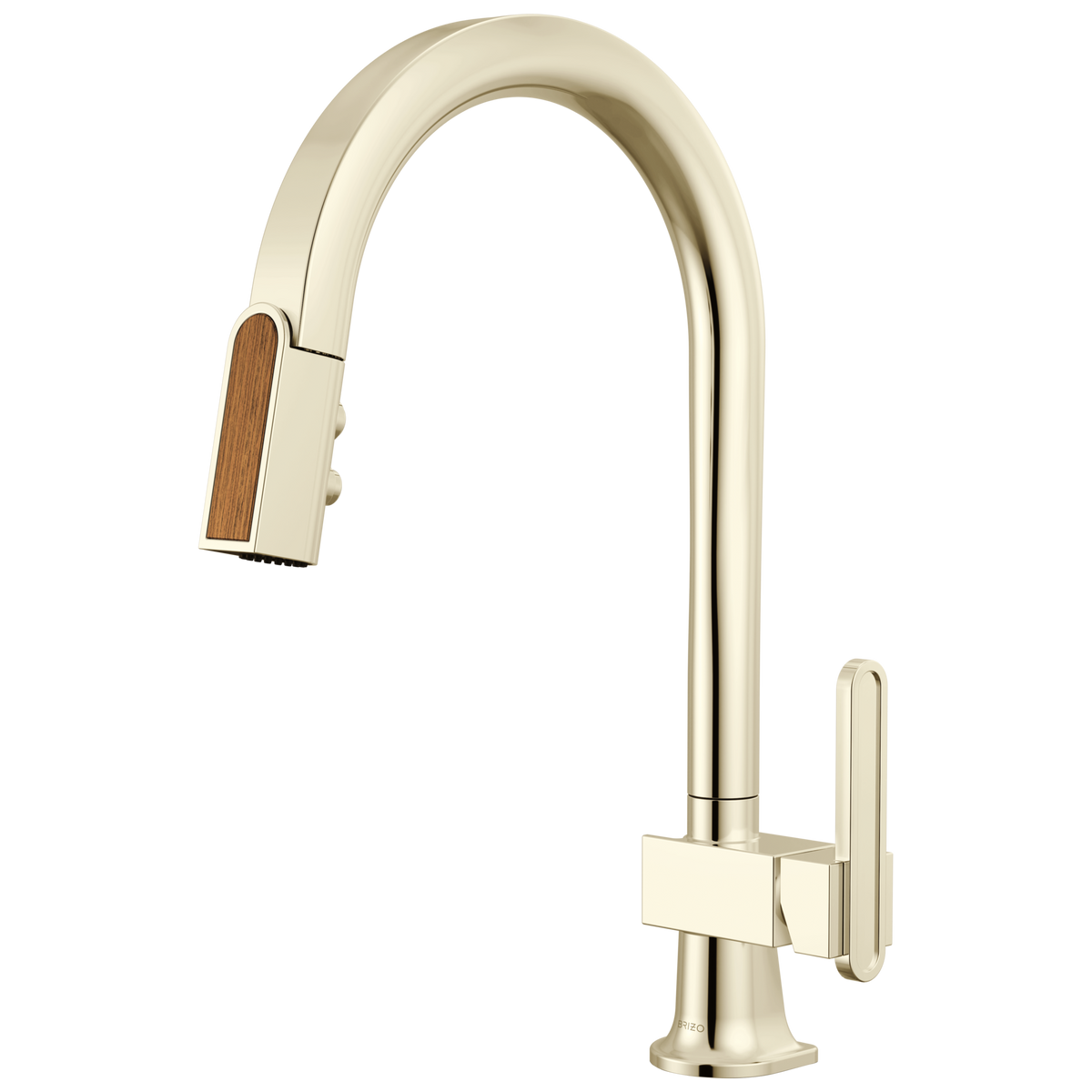 PULL-DOWN FAUCET WITH ARC SPOUT - LESS H