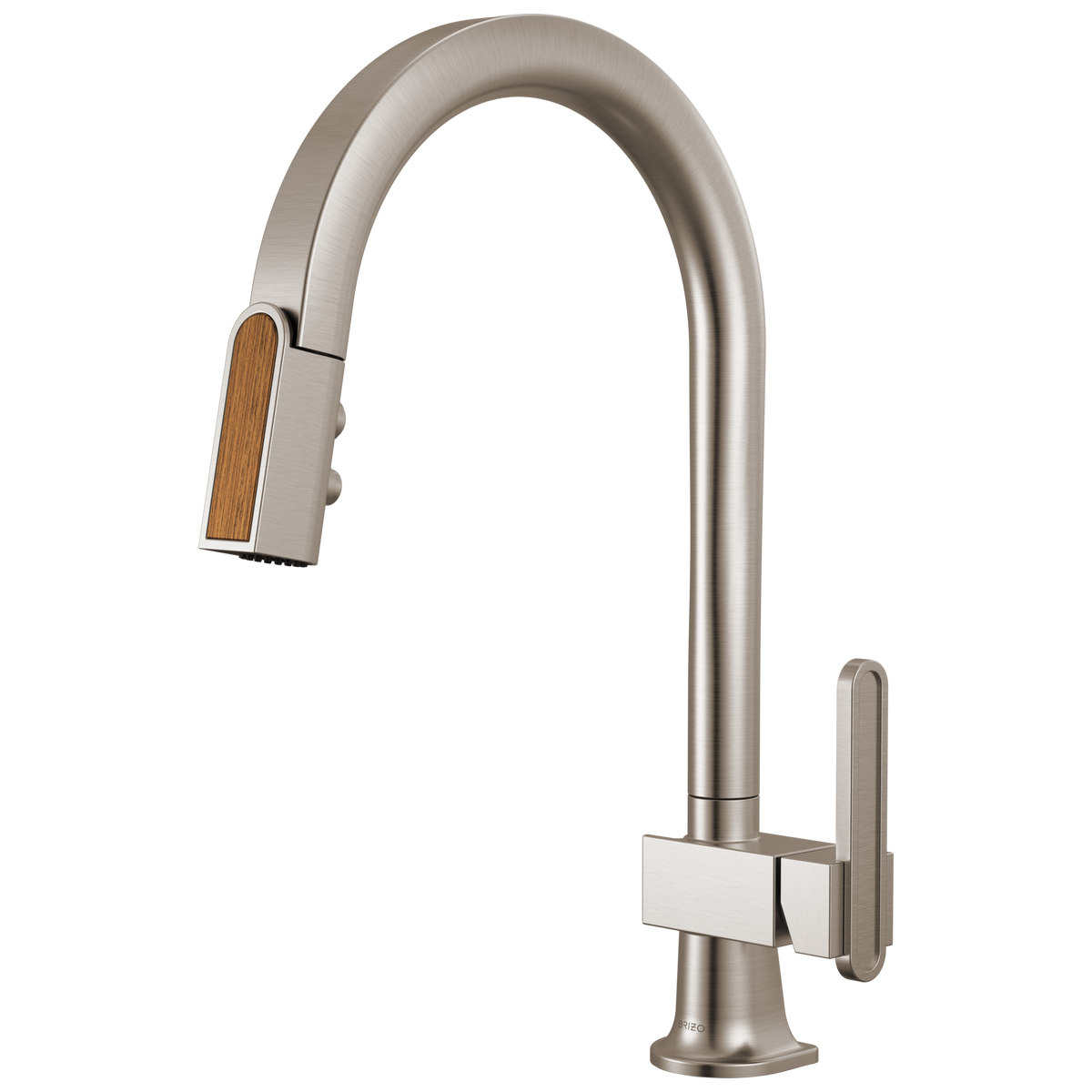 PULL-DOWN FAUCET WITH ARC SPOUT - LESS H