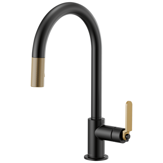 ARC SPOUT PULL-DOWN, INDUSTRIAL HANDLE