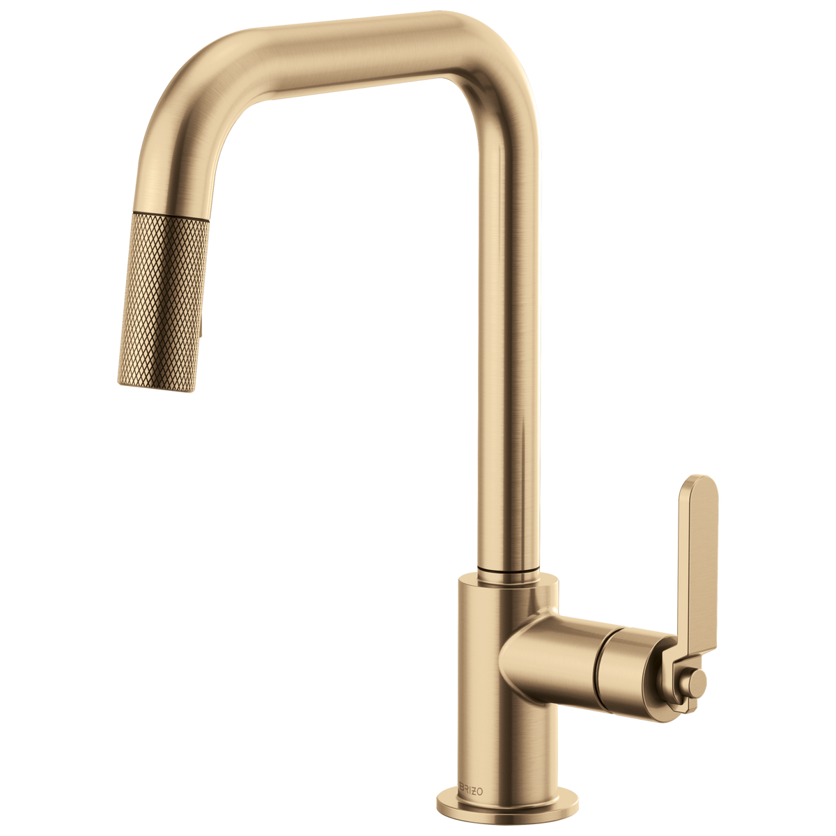 SQUARE SPOUT PULL-DOWN, INDUSTRIAL HANDLE