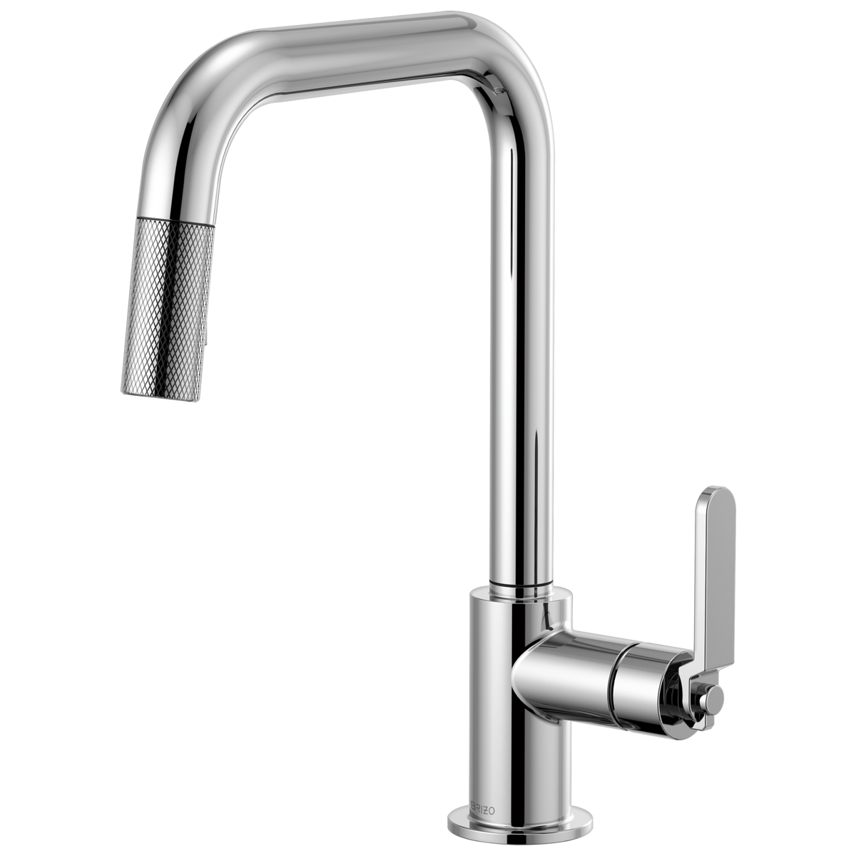 SQUARE SPOUT PULL-DOWN, INDUSTRIAL HANDLE