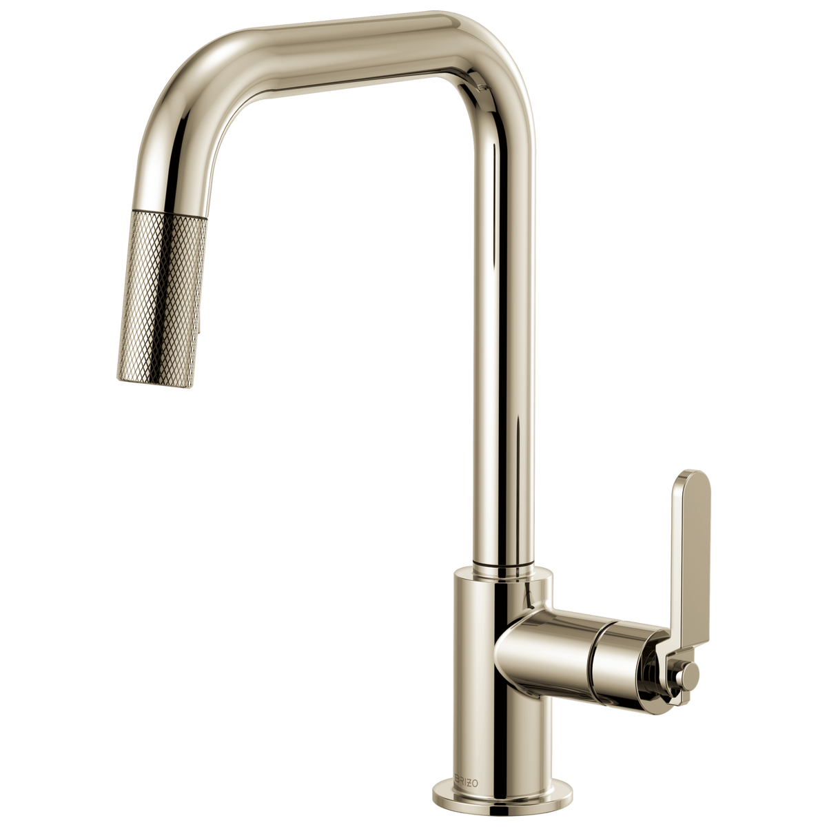 SQUARE SPOUT PULL-DOWN, INDUSTRIAL HANDLE