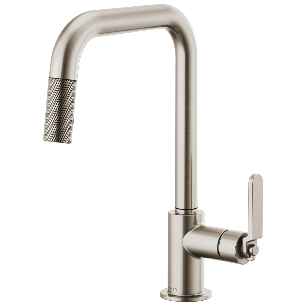 SQUARE SPOUT PULL-DOWN, INDUSTRIAL HANDLE