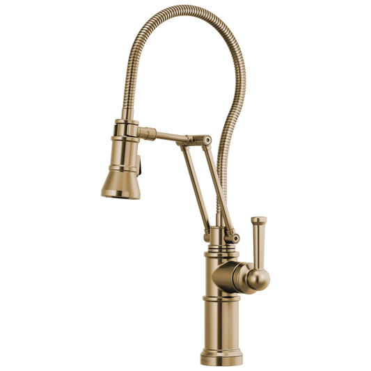 ARTICULATING KITCHEN FAUCET 1LHED HOSE