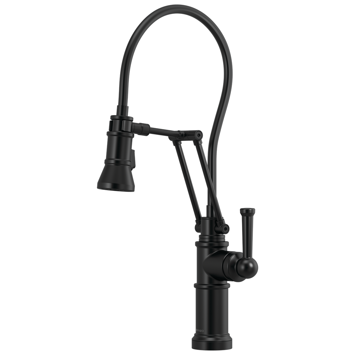 SINGLE HANDLE ARTICULATING ARM KITCHEN FAUCET