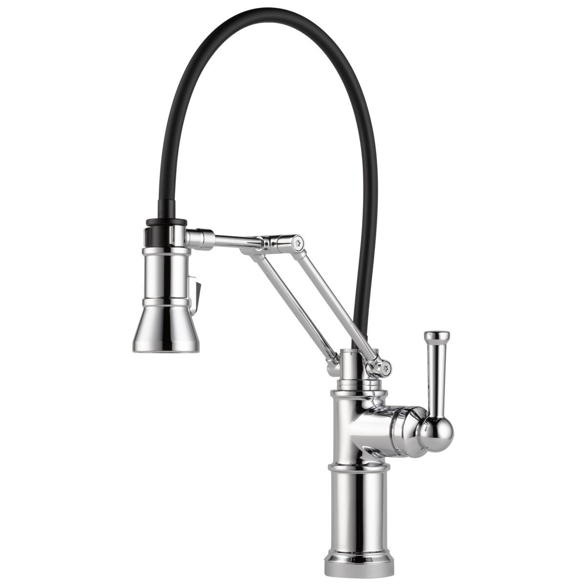 SINGLE HANDLE ARTICULATING ARM KITCHEN FAUCET