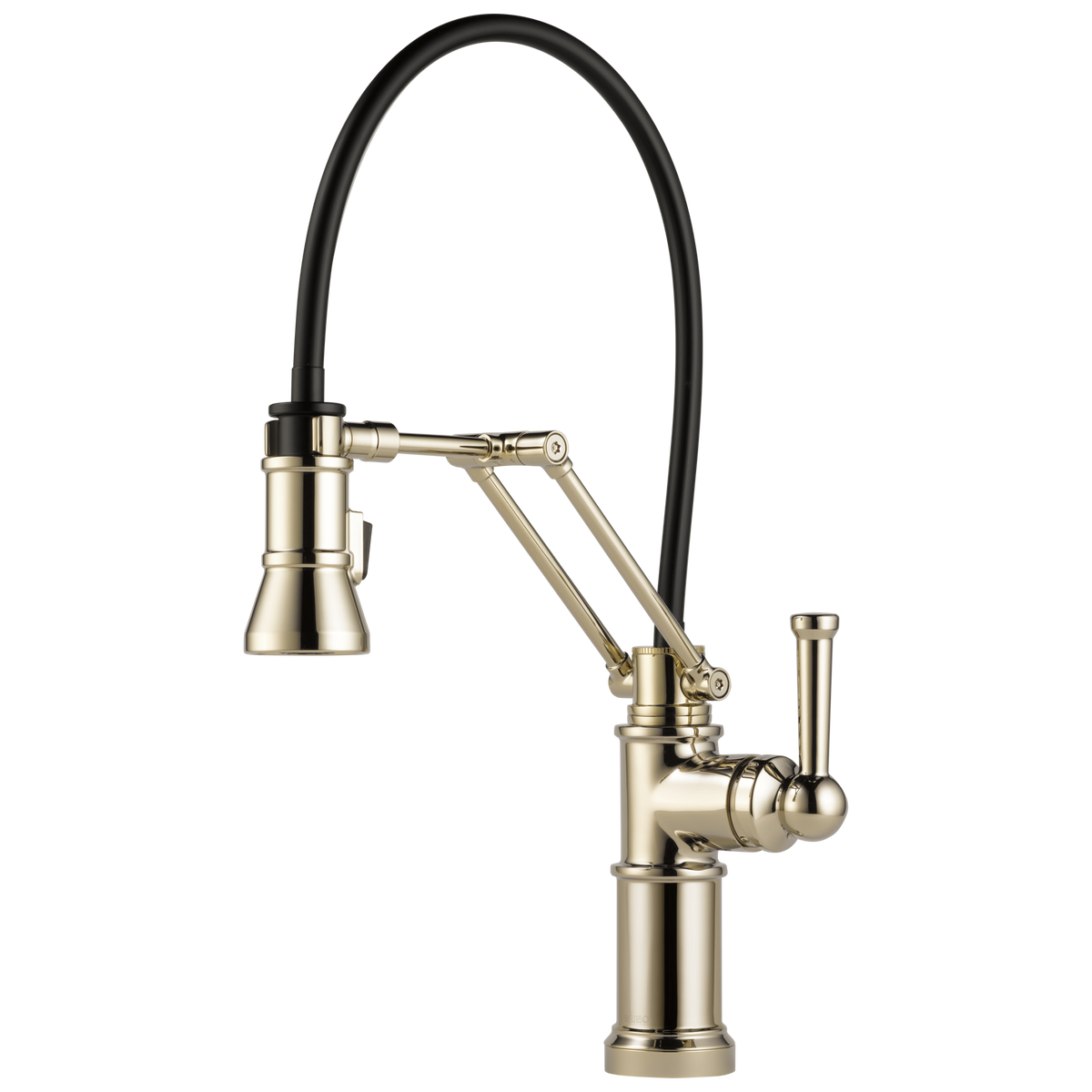 SINGLE HANDLE ARTICULATING ARM KITCHEN FAUCET