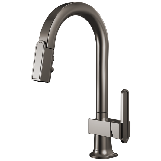 PULL-DOWN PREP FAUCET WITH ARC SPOUT - L