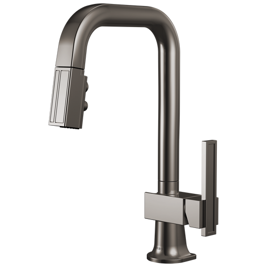 PULL-DOWN PREP FAUCET WITH SQUARE SPOUT