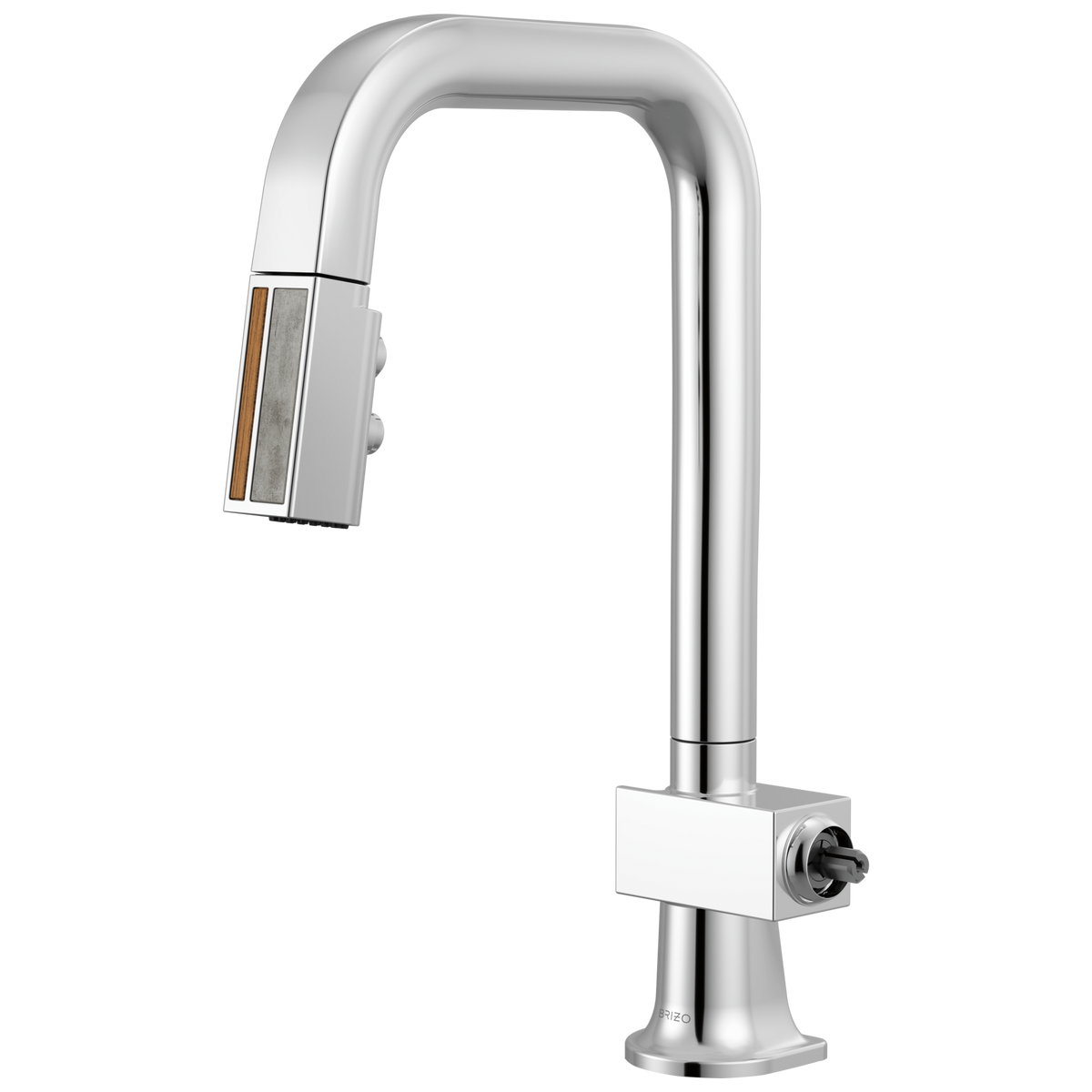 PULL-DOWN PREP FAUCET WITH SQUARE SPOUT