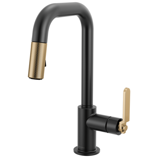 PULL-DOWN PREP FAUCET WITH SQUARE SPOUT