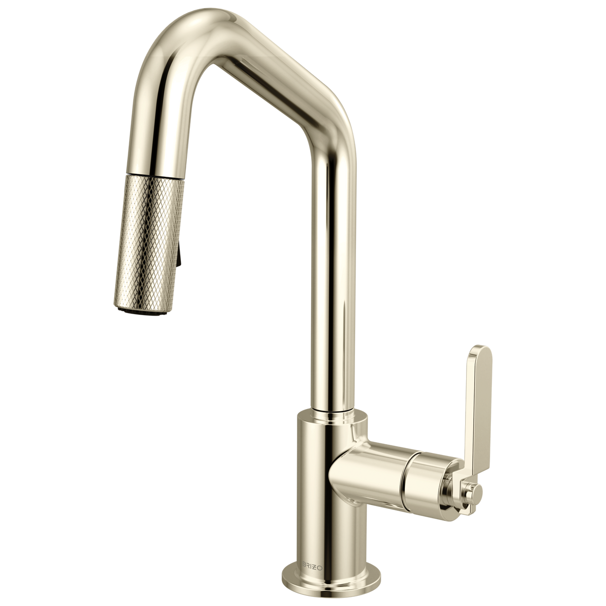 PULL-DOWN PREP FAUCET WITH ANGLE SPOUT