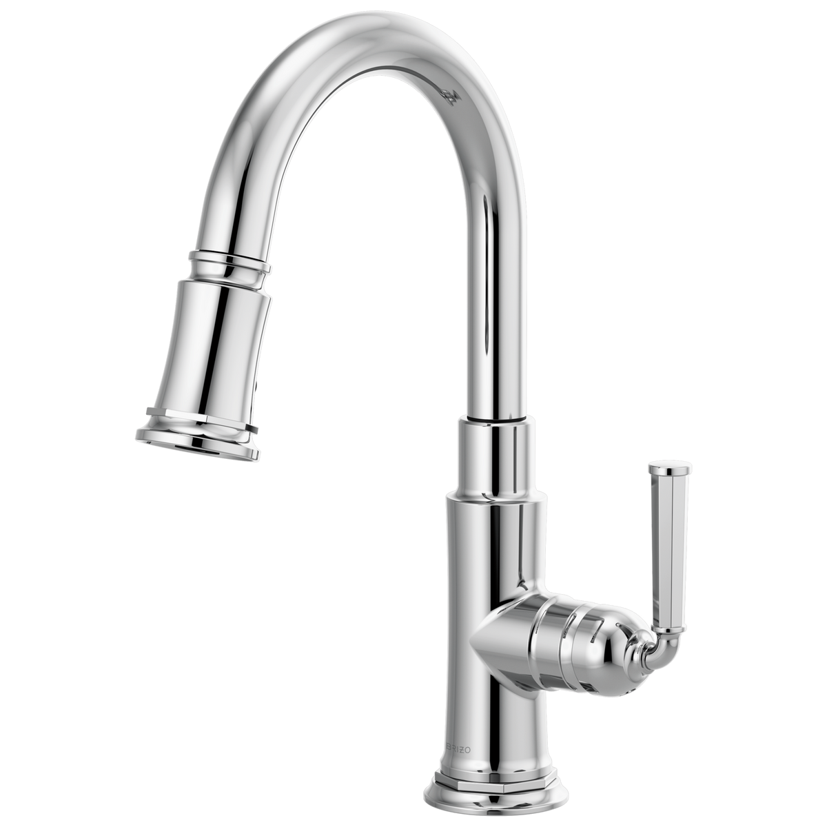 SINGLE HANDLE PULL-DOWN PREP KITCHEN FAUCET