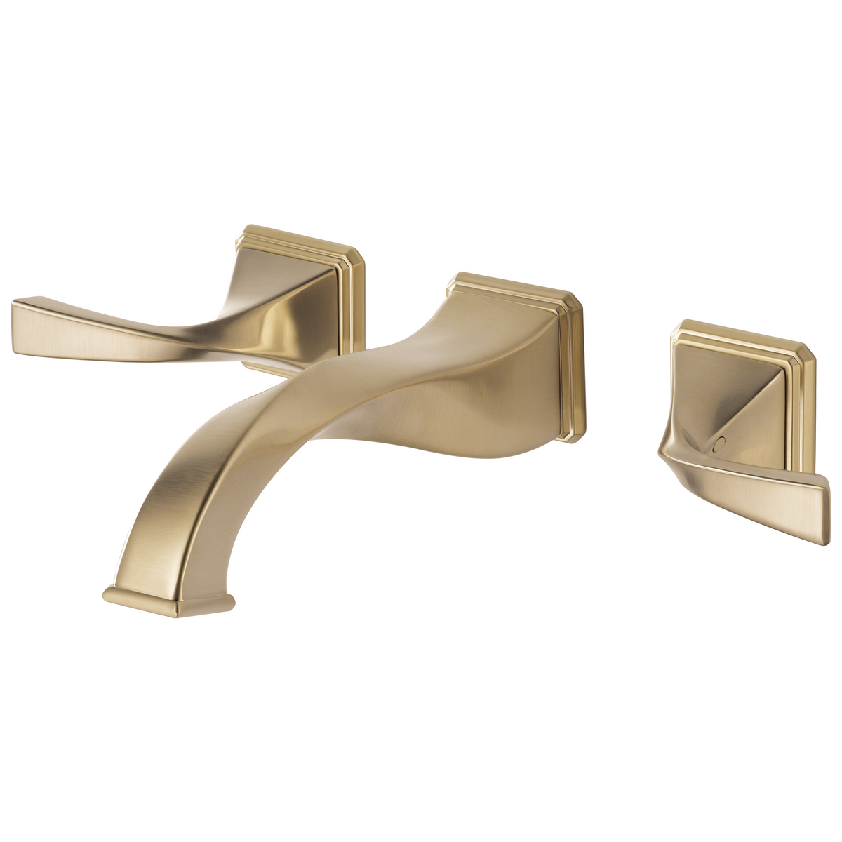 TWO HANDLE WALL-MOUNT LAVATORY FAUCET