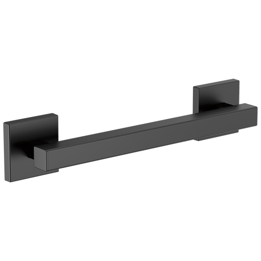CONTEMPORARY SQUARE DECORATIVE ADA GRAB BAR - 12"