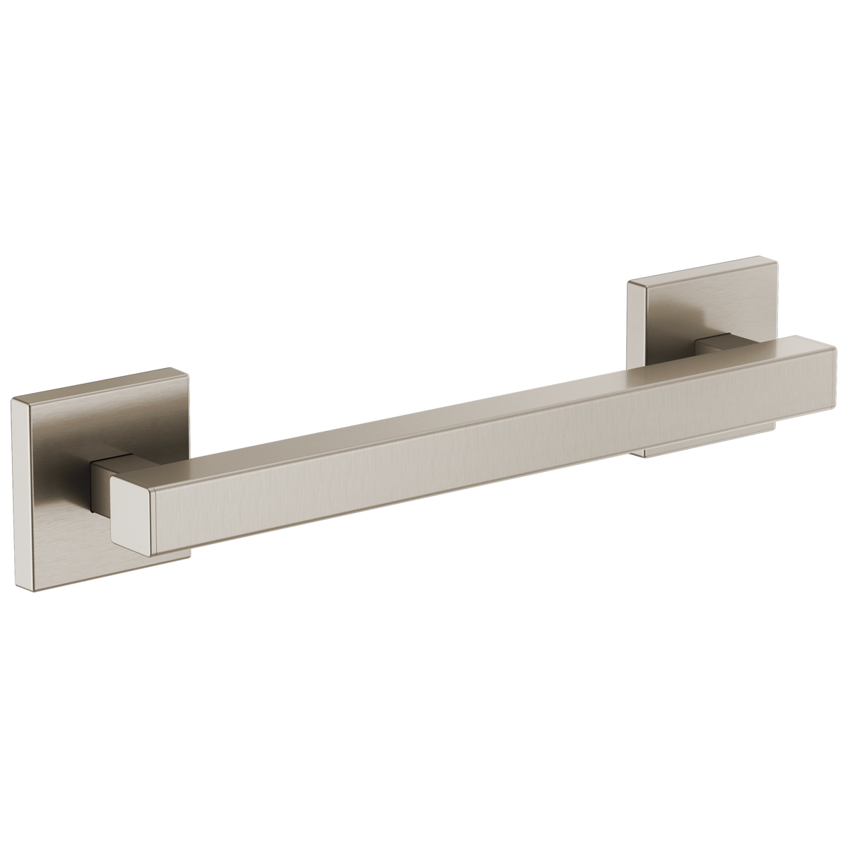 CONTEMPORARY SQUARE DECORATIVE ADA GRAB BAR - 12"