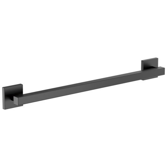 CONTEMPORARY SQUARE DECORATIVE ADA GRAB BAR - 24"
