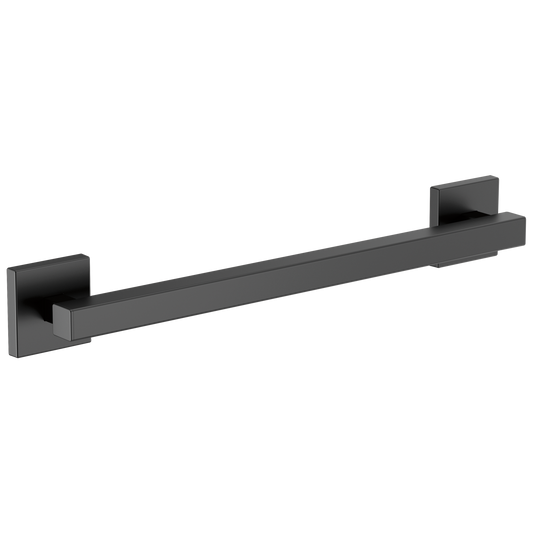 CONTEMPORARY SQUARE DECORATIVE ADA GRAB BAR - 18"