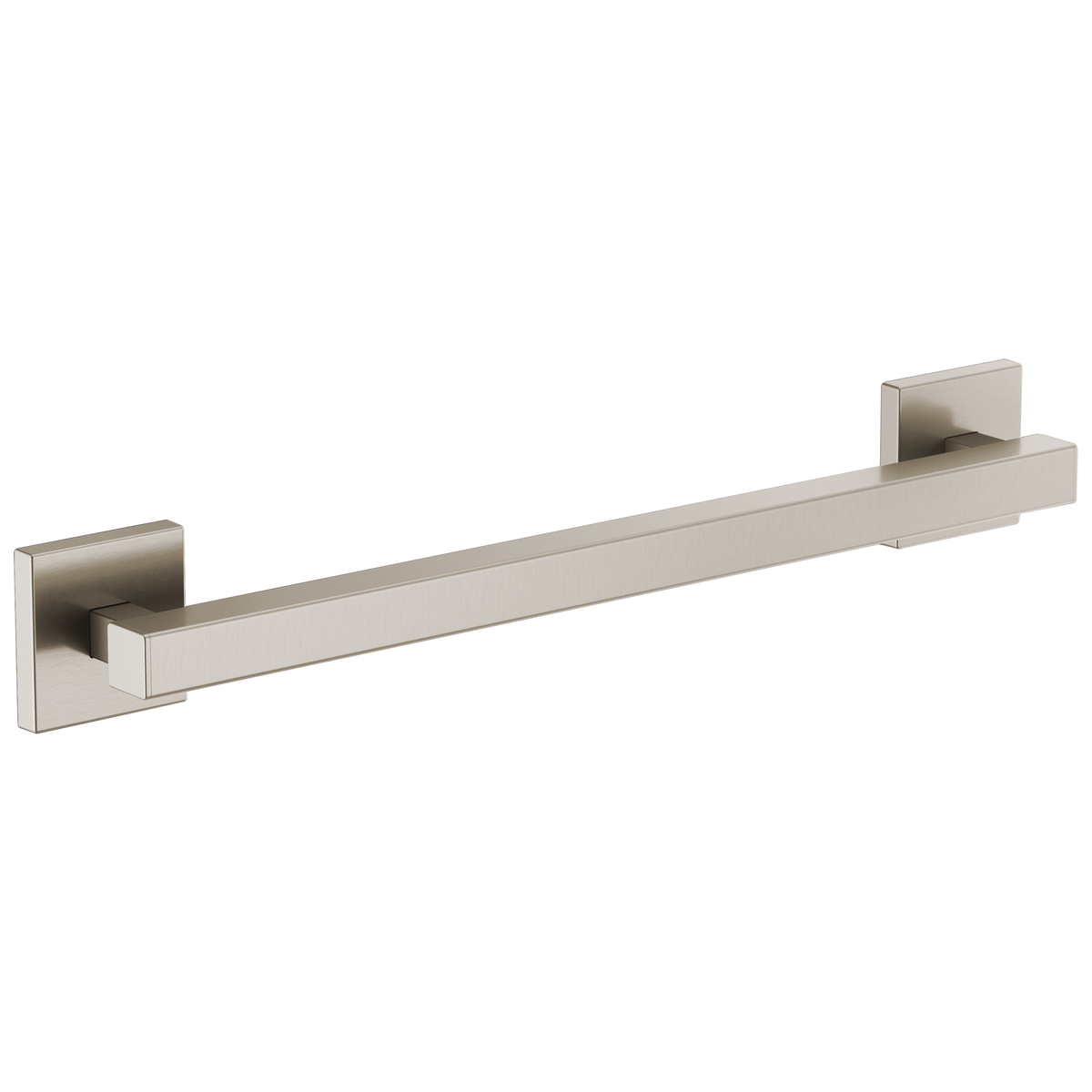 CONTEMPORARY SQUARE DECORATIVE ADA GRAB BAR - 18"