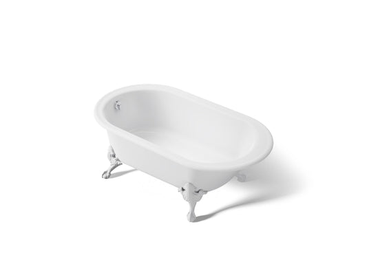 IRON WORKS HISTORIC BATH, WHITE BACK