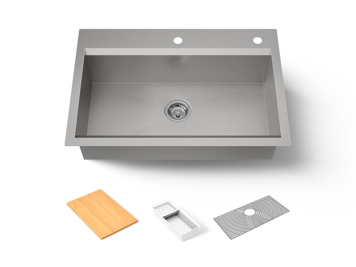 TASK LARGE SINGLE BASIN SINK