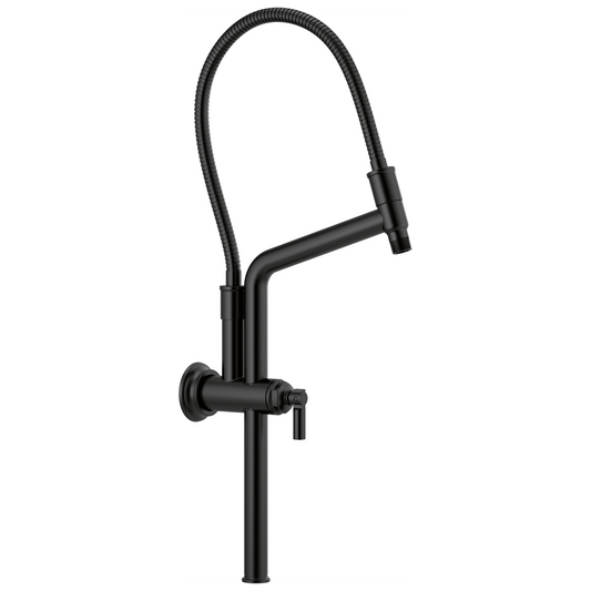 HEIGHT ADJUSTABLE SHOWER ARM AND FLANGE