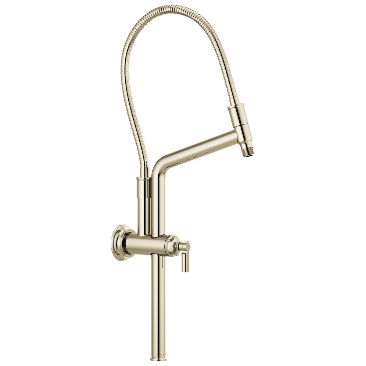 HEIGHT ADJUSTABLE SHOWER ARM AND FLANGE