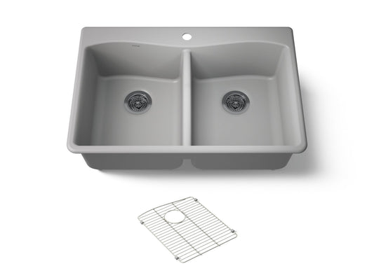 KENNON DUAL MOUNT DOUBLE EQUAL SINK