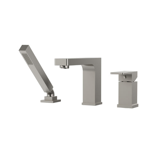 MADISON 3PC DECK TUB FILLER WITH HANDSHOWER