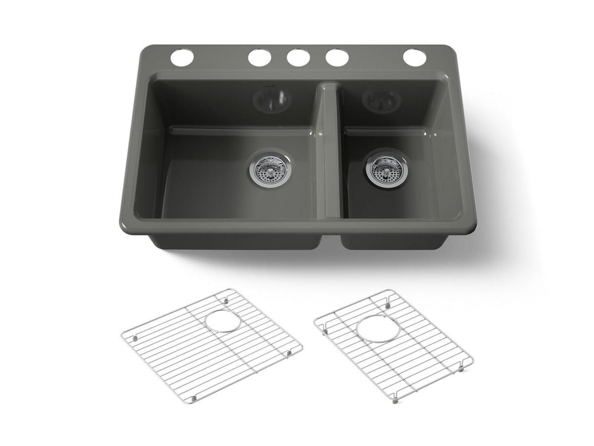 RIVERBY OFFSET UNDERMOUNT SINK