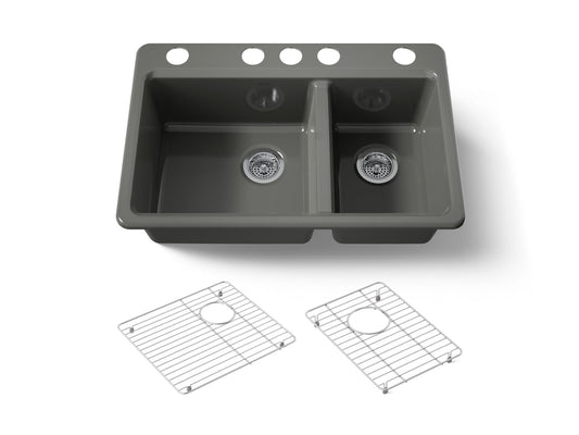 RIVERBY OFFSET UNDERMOUNT SINK