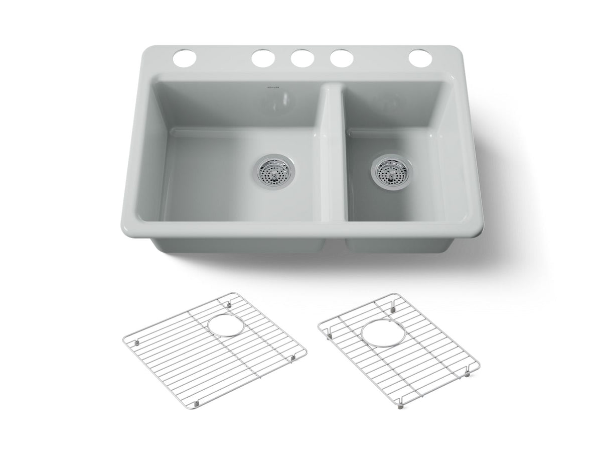 RIVERBY OFFSET UNDERMOUNT SINK
