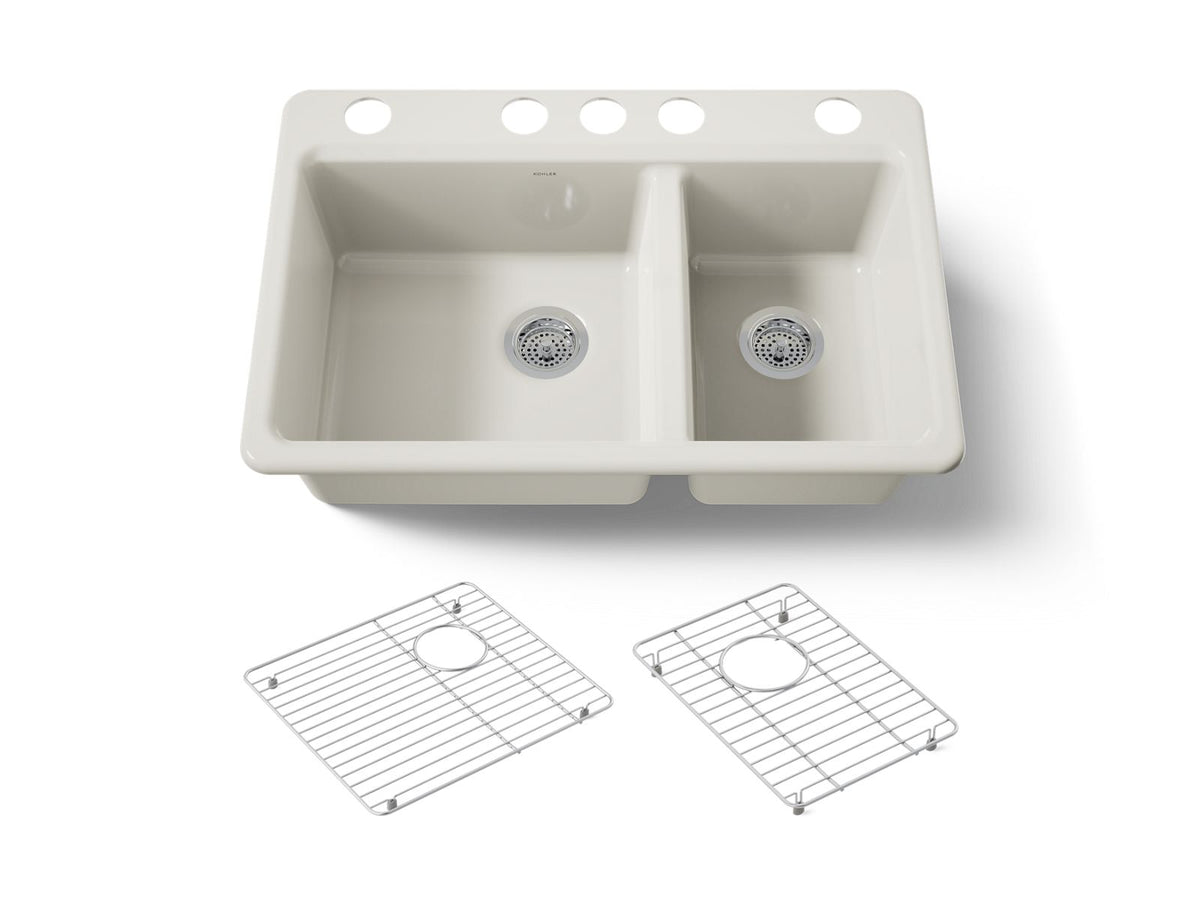 RIVERBY OFFSET UNDERMOUNT SINK