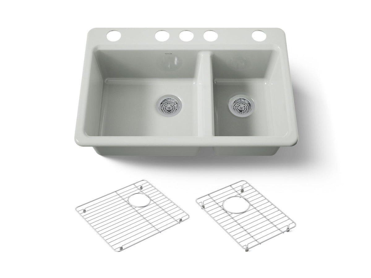 RIVERBY OFFSET UNDERMOUNT SINK