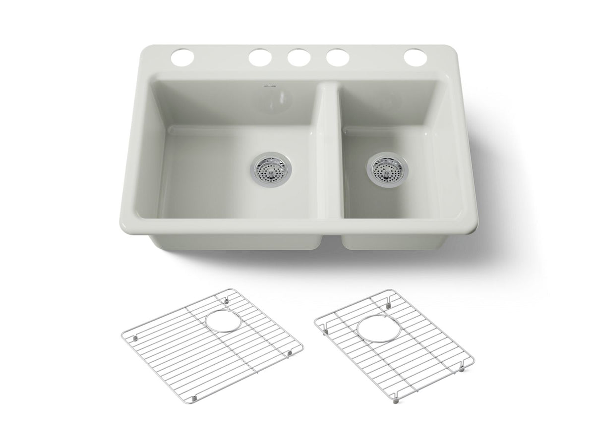 RIVERBY OFFSET UNDERMOUNT SINK