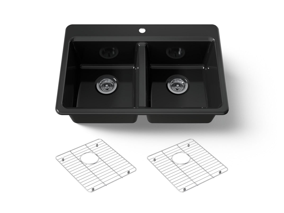 RIVERBY DOUBLE EQUAL TOP MOUNT SINK