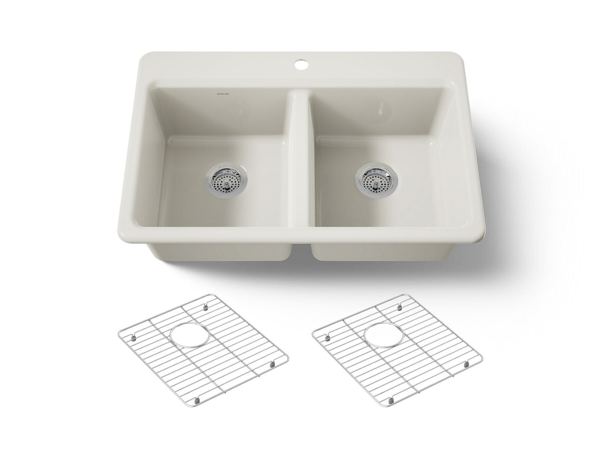 RIVERBY DOUBLE EQUAL TOP MOUNT SINK