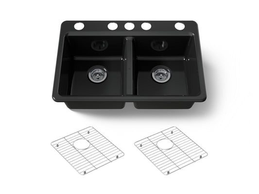 RIVERBY DOUBLE EQUAL UNDERMOUNT SINK