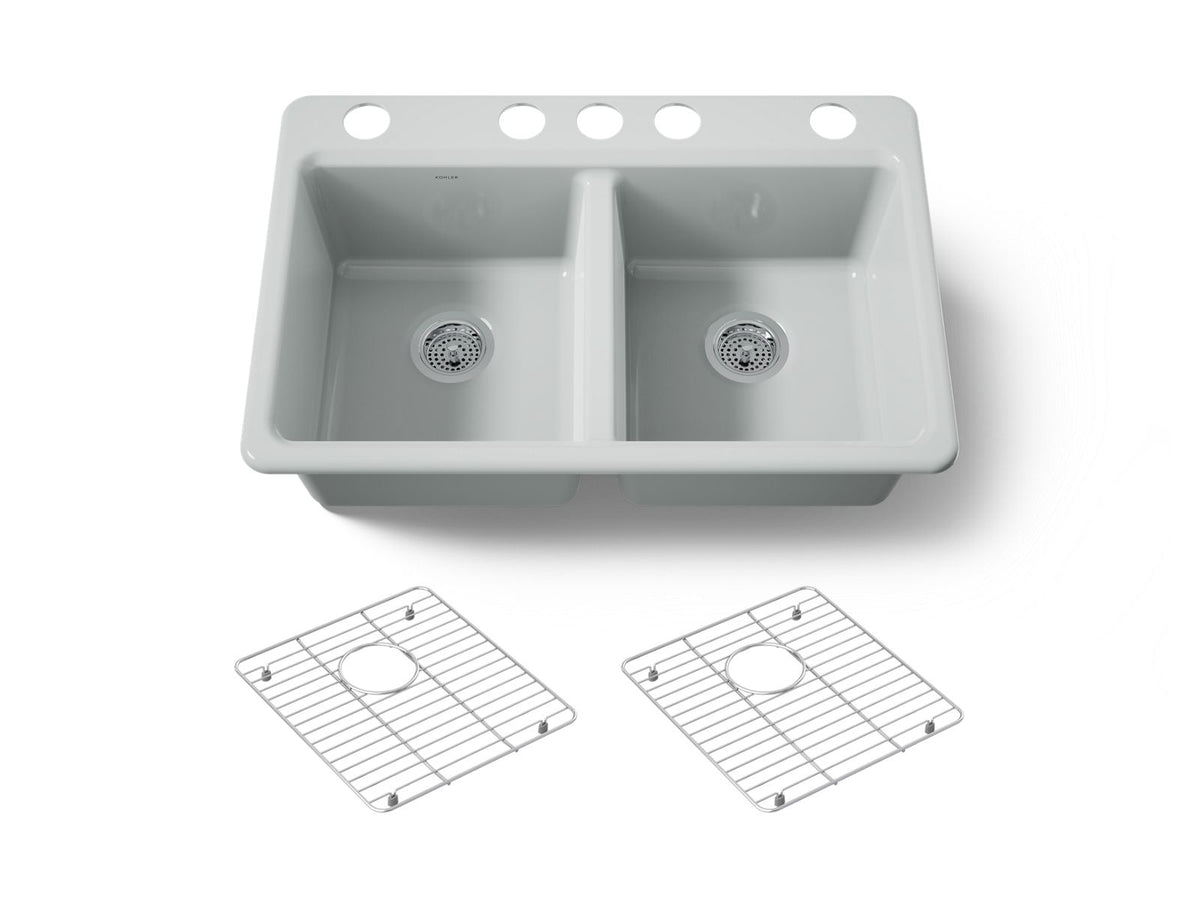 RIVERBY DOUBLE EQUAL UNDERMOUNT SINK