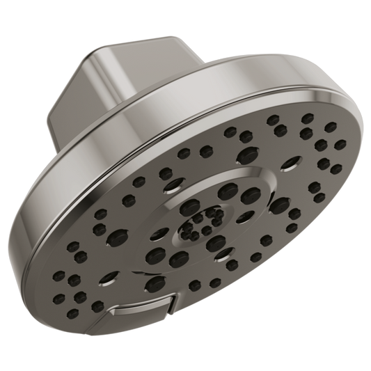 4-FUNCTION RAINCAN SHOWERHEAD WITH H2OKINETIC TECHNOLOGY
