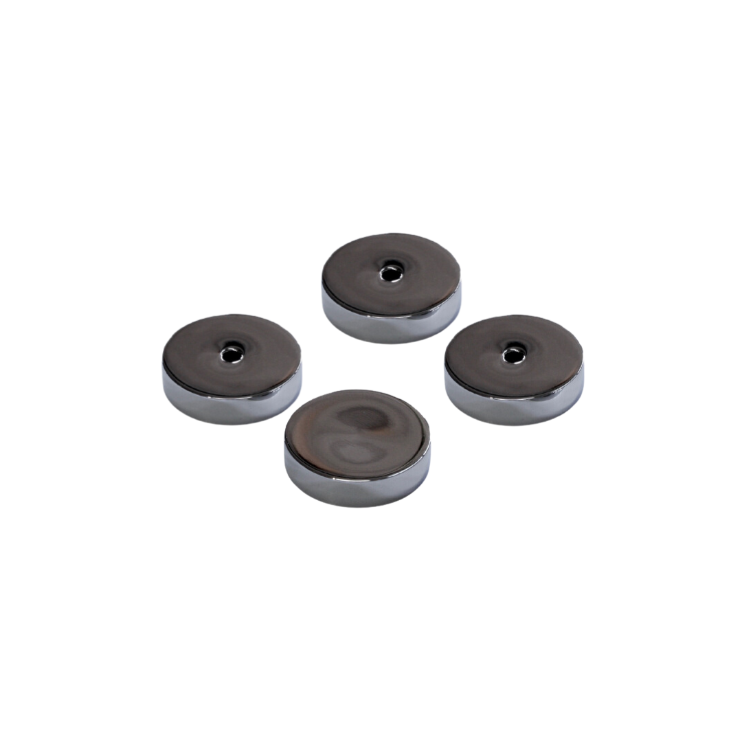 Backplates for Handle and Pull - Glass Door Installation - Polished