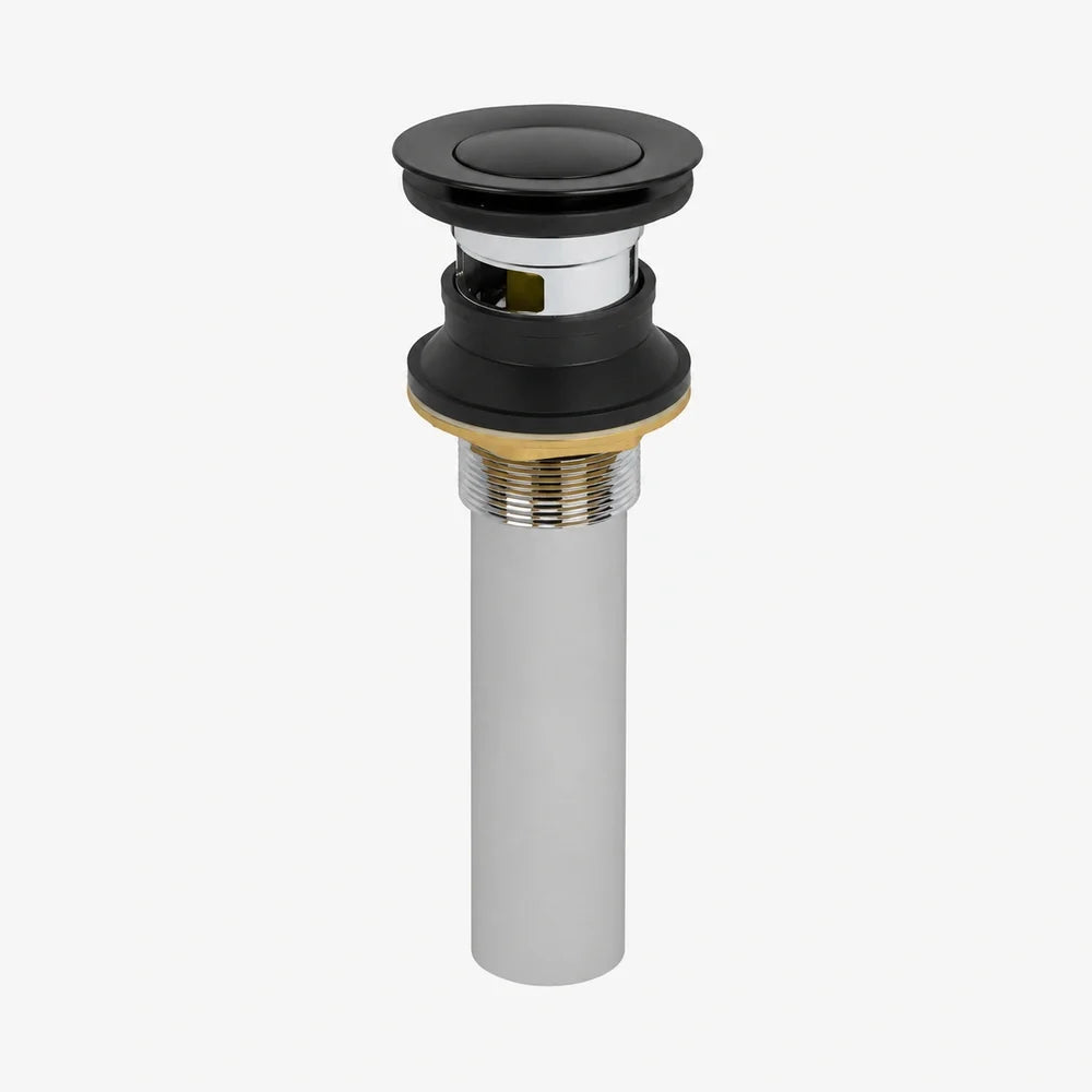 Push Drain With Overflow